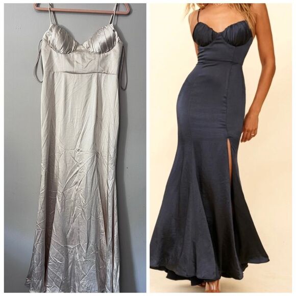 NWT Selfie Leslie Champagne Dress - Picture 1 of 6